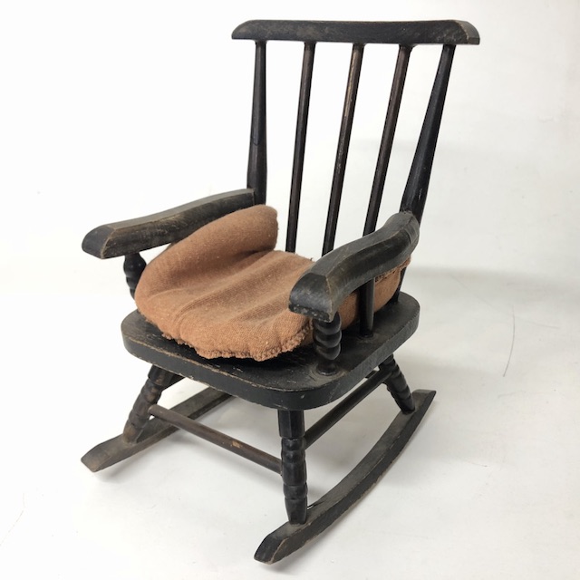 DECOR, Small Wooden Rocking Chair Ornament